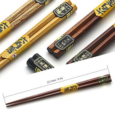  Wooden Chopsticks Reusable with Spoon Fork Chopsticks Wood Set Chop  Sticks Wooden Chopsticks Reusable Exquisite Chinese Chopsticks Gift for  Kids Beginners Black : Home & Kitchen