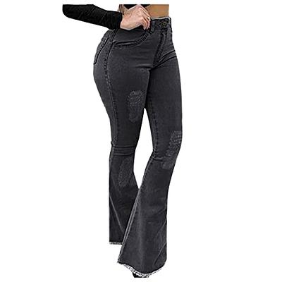 Women's Casual Wide Leg Baggy Denim Pants, Girl's Y2k Style High