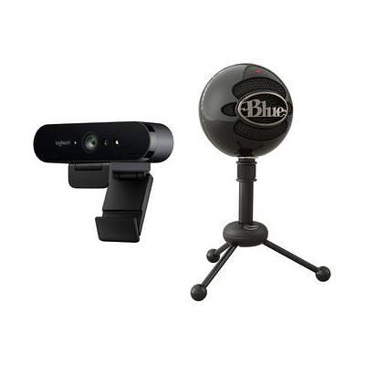 Blue Microphones Yeti X USB Microphone Dark Gray with Logitech C922 Pro  Webcam 