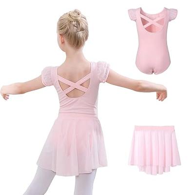 Ballet Leotards For Girls Children Dance Bodysuit Pink Kids