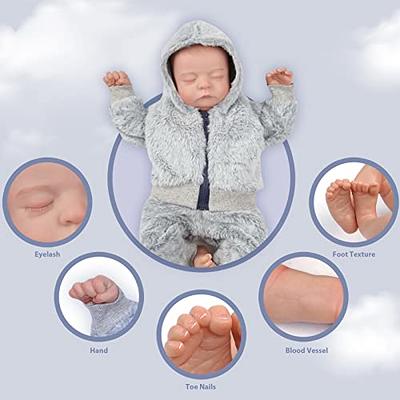  BABESIDE Lifelike Reborn Baby Dolls Boys - 17-Inch Real Baby  Feeling Realistic-Newborn Full Body Vinyl Anatomically Correct Real Life Baby  Dolls with Toy & Gift Box for Kids Age 3 + 