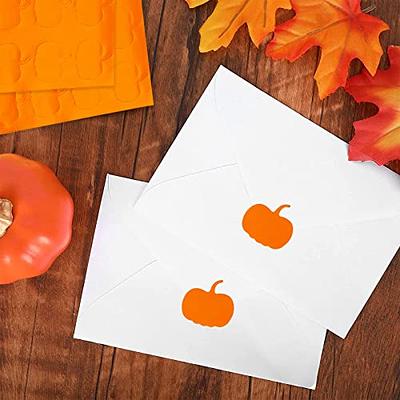 Sticker - Thanksgiving Pumpkin and Text Envelope Seal Sticker