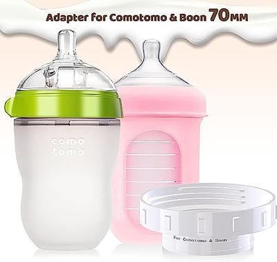 Portable Bottle Warmer, w-maxa Fast Baby Bottle Warmer for Travel with  Glass Bottle & 4 Adapters, Rechargeable Bottle Warmer On The Go with  Precise