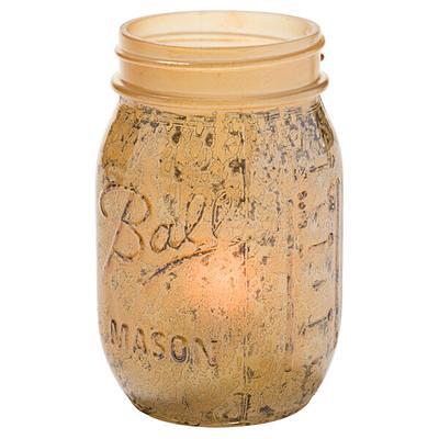 Acopa Dusk 2 Gallon Glass Jar with Black Metal Lid