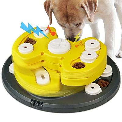 ZALBYUY Dog Puzzle Toys for Large Dogs, Interactive Dog Toys for Boredom  and Stimulating, Level 4 in 1 Puppy Treat Food Feeder Dispenser, Dog