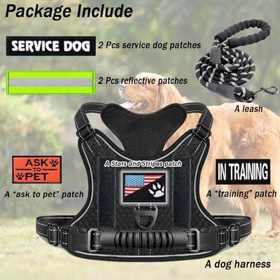 4 Pcs Customize Stickers Dog Harness Patches Dog Vest Patches Service Dog  Vest Patch Pet Vest Patches