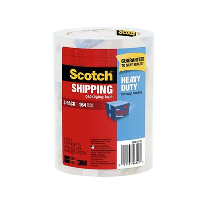 Scotch Heavy Duty Shipping Packaging Tape, 1.88 Inches x 800 Inches, 6 Rolls with Dispenser (142-6)