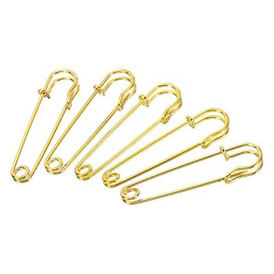 Honbay 10PCS 2Inch Heavy Duty Safety Pins Brooch Pins with 5 Holes for  Blankets, Skirts, Kilts, Knitted Fabric, Crafts