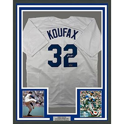 Framed Facsimile Autographed Sandy Koufax 33x42 Los Angeles LA White  Reprint Laser Auto Baseball Jersey - Yahoo Shopping