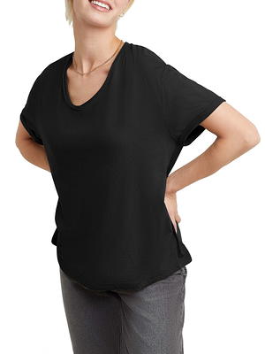 Terra and Sky Women's Plus Long Sleeve V-Neck Tee 