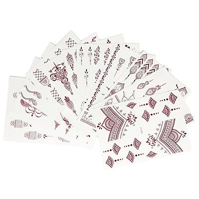 Indian Henna Tattoo Paste Stickers Temporary Tattoo Kit Body Paint Mehandi  Ink, 1 unit - Pick 'n Save