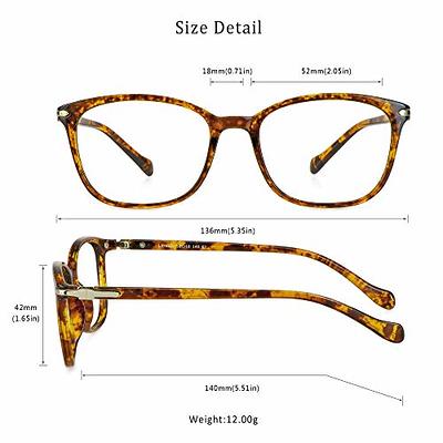 LifeArt Blue Light Blocking Glasses, Anti Eyestrain, Computer Reading  Glasses, Gaming Glasses, TV Glasses for Women Men, Anti Glare (Tortoise,  +0.25 Magnification) 