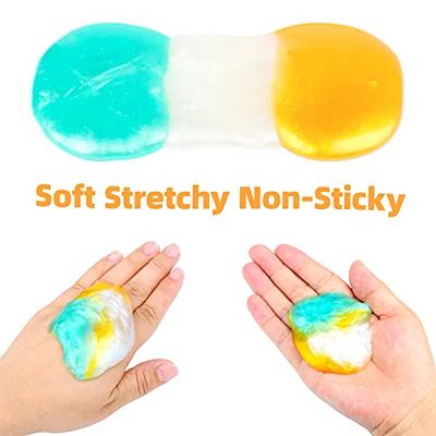 Butter Slime Kit for Girls,Blue Cake Slime for Boys,Super Soft and Non  Sticky Slime,Scented Slime Party Favors(7OZ 200ML)