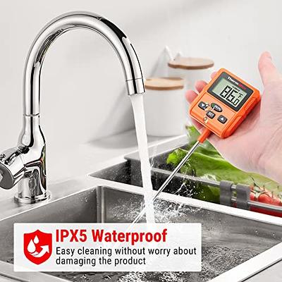 Waterproof IPX7 Thermometer for Water, Liquid, Candle and Cooking. Instant  Read