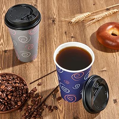 TV TOPVALUE 100 Pack 20 oz Paper Cups, Disposable Coffee Cups with Lids and  Straws, Drinking Cups for Water, Coffee, Tea, Hot Coffee Cups for Home,  Shops and Cafes - Yahoo Shopping