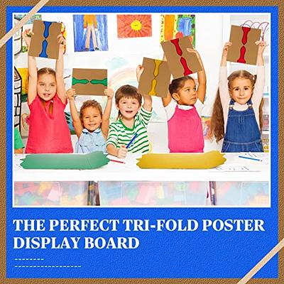 BAZIC Trifold Presentation Board 36 X 48 Assorted Color, Tri-Fold  Corrugated Poster Boards, Cardboard for Display Boards Science Fair Art  Project