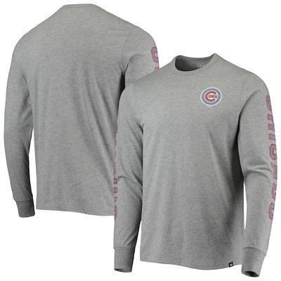 Chicago Cubs Fanatics Branded Evanston Stencil Personalized T-Shirt -  Heather Gray