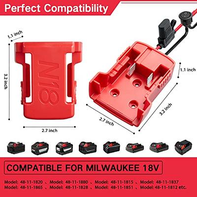 New DIY Battery Adapter Lithium Battery Conversion Adapters for  Makita/Bosch/Milwaukee/Dewalt/Black & Decker 18v 14.4V Battery Mount Dock  Power Connector Bracket Power Mount with 14Awg Wires Connectors Adapter  Tool Accessories 1/2/3/4 PCS