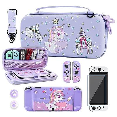 RHOTALL Carrying Case for Nintendo Switch Lite, Cute Case Cover Accessories  Bundle for Switch Lite with TPU Protective Shell, Adjustable Shoulder  Strap, Screen Protector and 2 Thumb Caps - Pink Bunny - Yahoo Shopping