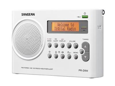 Sangean® Pr-d7 Portable Am/fm Rechargeable Compact Digital-tuning Radio  (black). : Target