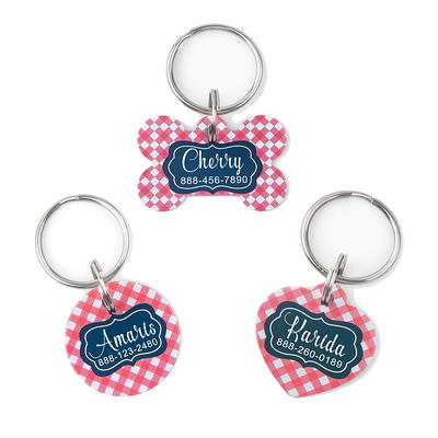 Heart Shaped Pet ID Tag