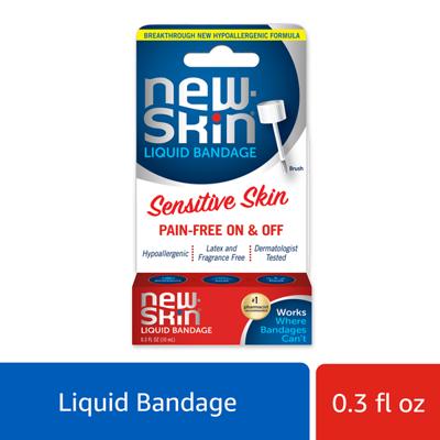 New-Skin Liquid Bandage, Waterproof Bandage for Scrapes and Minor Cuts, 0.3  fl oz