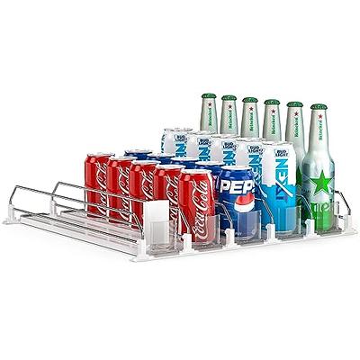 5 Rows Of 1 Set,Drink Organizer For Fridge, Refrigerator Bottle Can  Organizer, Self-Pushing Soda Can Dispenser Holds Up To 12 Cans, Beverage  Storage For Pantry/Vending Machine, Stacking Can Dispensers, Kitchen  Accessories