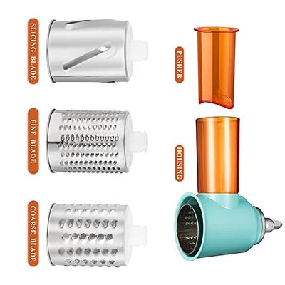 Stainless Steel Slicer Shredder Attachment for KitchenAid Stand Mixer, Cheese  Grater KitchenAid, Slicer Accessories with 3 Blades (Cyan) - Yahoo Shopping