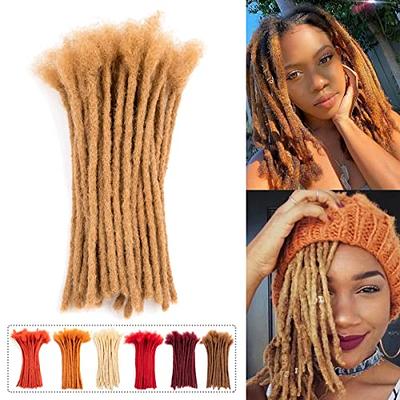 100 locs Bundle, 100% Human Hair Dreadlock Extensions with Honey