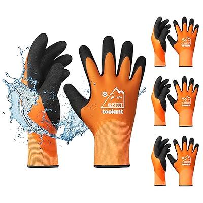 Waterproof Winter Work Gloves for Men and Women, Freezer Gloves for Working  in Freezer, Thermal Insulated Fishing Gloves, Super Grip, Orange, Medium -  Yahoo Shopping