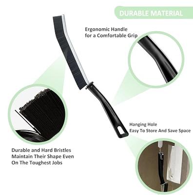 4Pcs Hard Bristle Crevice Cleaning Brush, Premium Bristled Crevice Cleaning  Brush Tool for Hard-to-reach Space Cleaning, Bathroom Gap Cleaning Brush