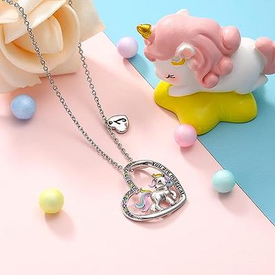 Unicorn Necklace for Girls, Heart Necklace for Girls Kids Unicorn Initial  Necklaces for Teen Girls Gifts Unicorn Necklace for Girls Toddler Unicorn  Jewelry Kids Necklace Jewelry for Girls (Letter T) - Yahoo