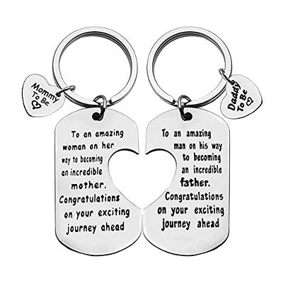 GGOJAGST New Mom Gifts Keychain for Women Valentine Gifts for Expectant Mothers Baby Shower Pregnancy Pregnant Gifts for Mom-to-Be First Time Moms Mother's