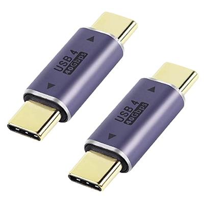 Duttek USB C Coupler 40Gbps,USB C female to female Supports 8k