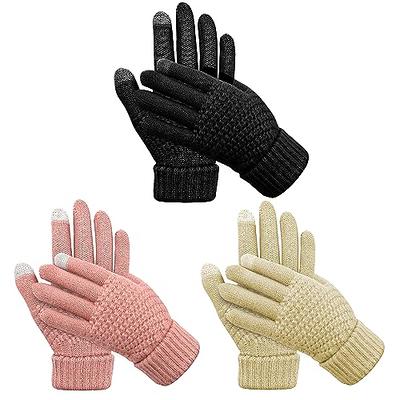 OriStout Waterproof Winter Work gloves Bulk for Men and Women, 3 Pairs,  Touchscreen, Freezer gloves for Working in Freezer, Ther