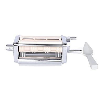 Stainless Steel Ravioli Maker Attachment for KitchenAid Stand Mixer -  Pasta, Spaghetti, Machine with Dough Cutter and Wrapper - Professional  Grade