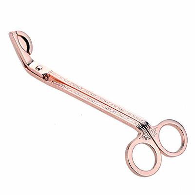 SILVER Candle Wick Trimmer Wick Scissors Wood Wick Cutter Candle