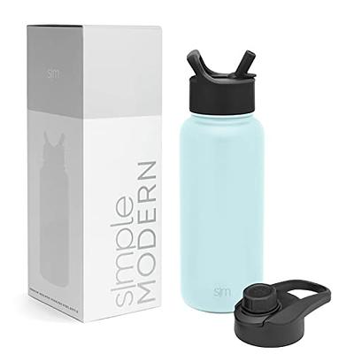 Simple Modern 9 Ounce Wave Water Bottle - Vacuum Insulated Stainless Steel  Flask - Double Wall - Leakproof Kids -Prism 