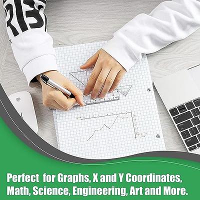 Graph Paper, Filler Paper Loose leaf Graph Paper - 8” x 10.5