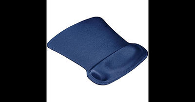 Allsop 30193 - Ergoprene Gel Mouse Pad with Wrist Rest Blue