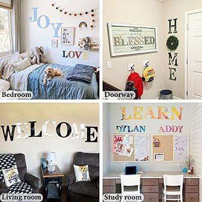 Large Wooden Letters 12 inch Wood Letters for Crafts Projects Small Wooden  Letters 6 inch for Wall Decor Home Decor Birthday Party Wedding Decorations