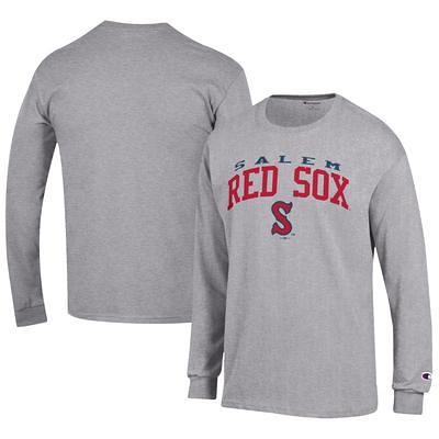 Men's Champion Gray Salem Red Sox Jersey Long Sleeve T-Shirt - Yahoo  Shopping