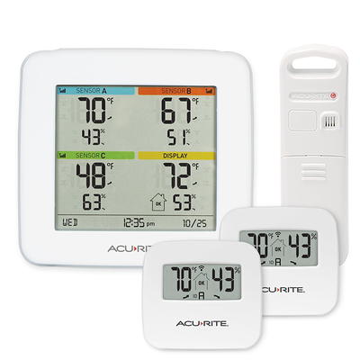 AcuRite Wireless Indoor Outdoor Temperature and Humidity Sensor (06002M) ,  white - Yahoo Shopping