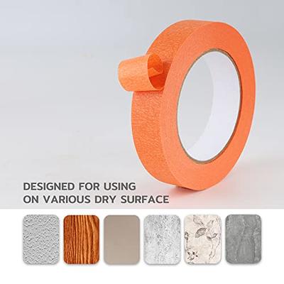 Lichamp 2 Pack Orange Painters Tape 1 inch, Orange Masking Tape 1 inch x 55  Yards x 2 Rolls (110 Total Yards) - Yahoo Shopping