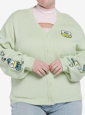 Hello Kitty Mushroom Embroidered Girls Skimmer Cardigan