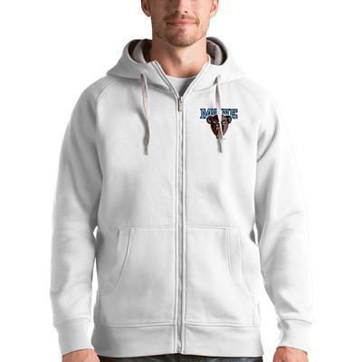 Men's Antigua White Maine Celtics Victory Pullover Hoodie Size: Medium