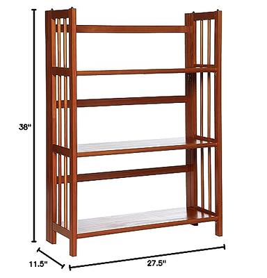 Casual Home Montego 3-Shelf Folding Bookcase - Natural