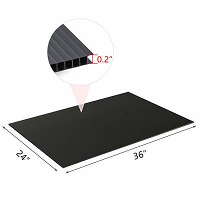 T-SIGN Corrugated Plastic Sheets Coroplast Sign Blank Board, 24 x