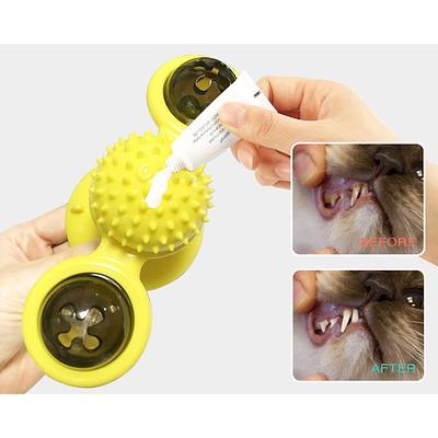 Pet Life Grip N Play Treat Dispensing Ball Shaped Suction Cup Dog Toy