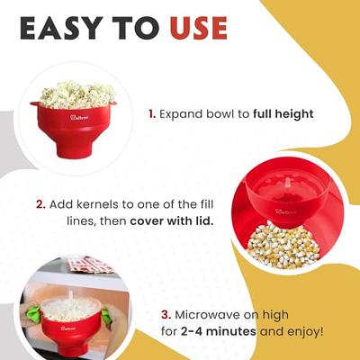 Lehman's Manual Popcorn Popper - Stainless Steel Stovetop Popcorn Maker, No Measuring Needed, Doubles As Cooking Pot